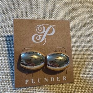 Plunder Shiny Gold Earrings